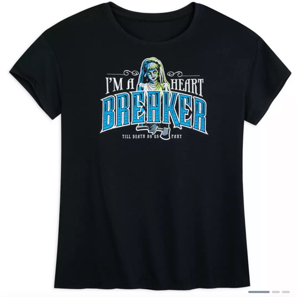 Disney Parks The Haunted Mansion "I'm a Heart Breaker" T-Shirt black Large